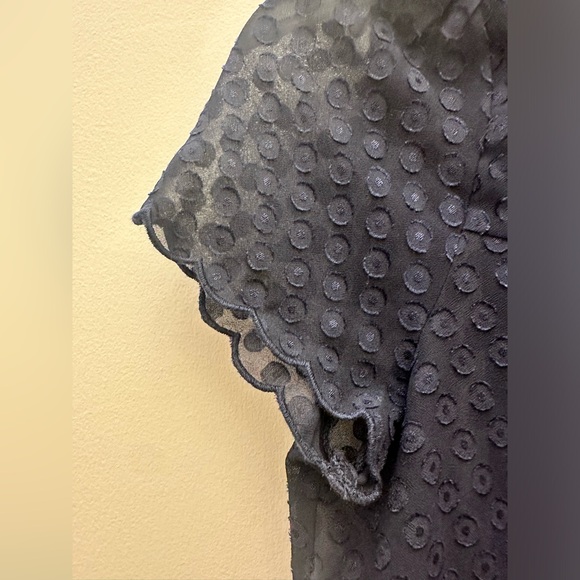 Maeve Navy Circle Blouse Size 4 - Picture 4 of 9